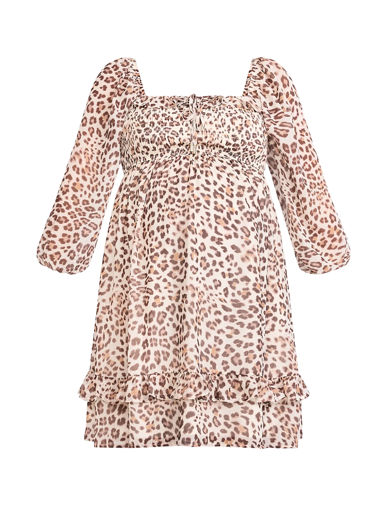 Smocked Baby Doll Mini Dress - Fallshirt