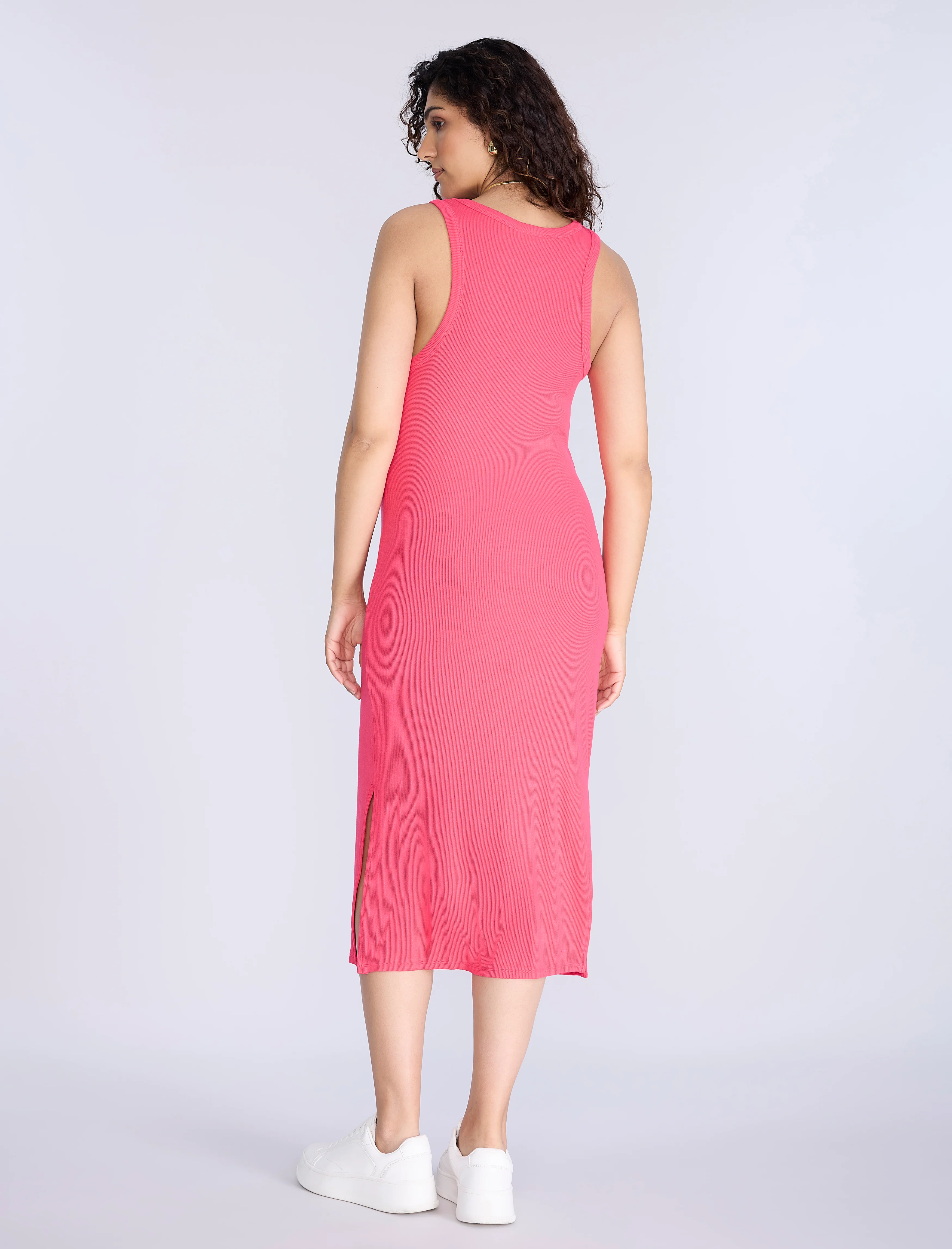 Racerback Tank Midi Dress - Fallshirt