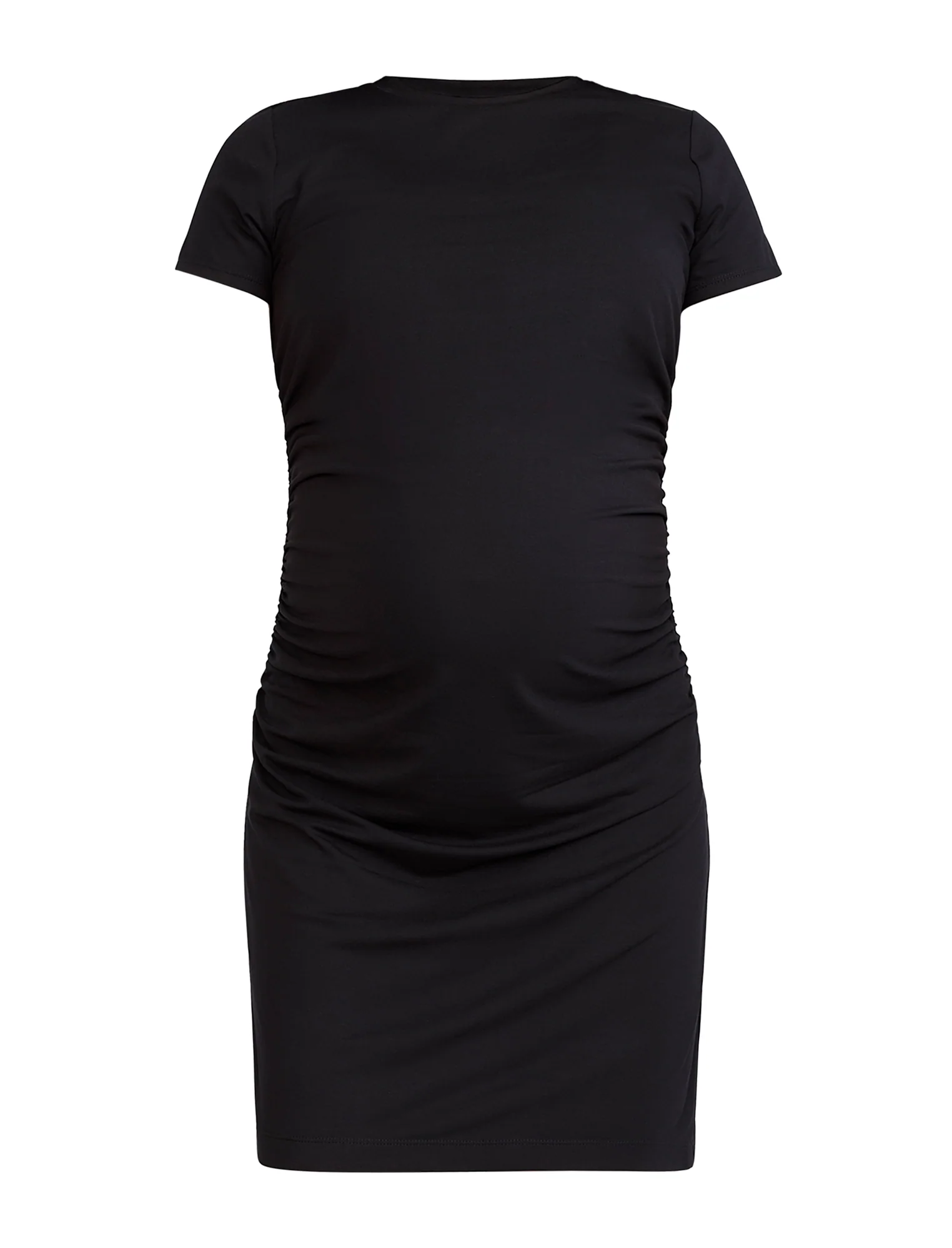 Maternity Ruched Bodycon Mini Dress - Fallshirt