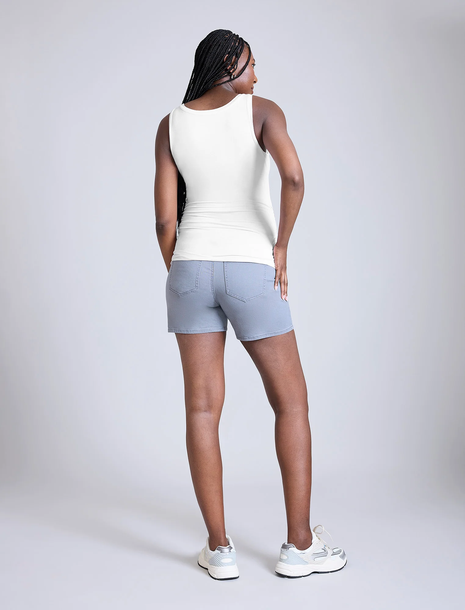 Side Ruched Maternity Tank Top - Fallshirt