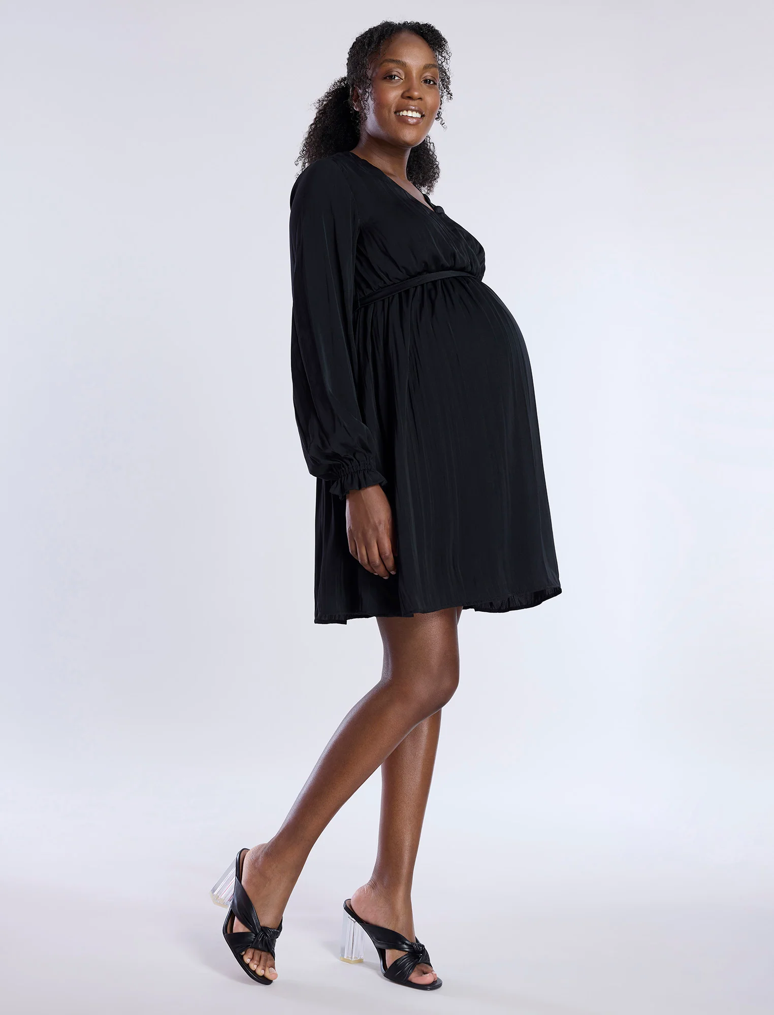 Woven Wrap Mini Dress - Fallshirt