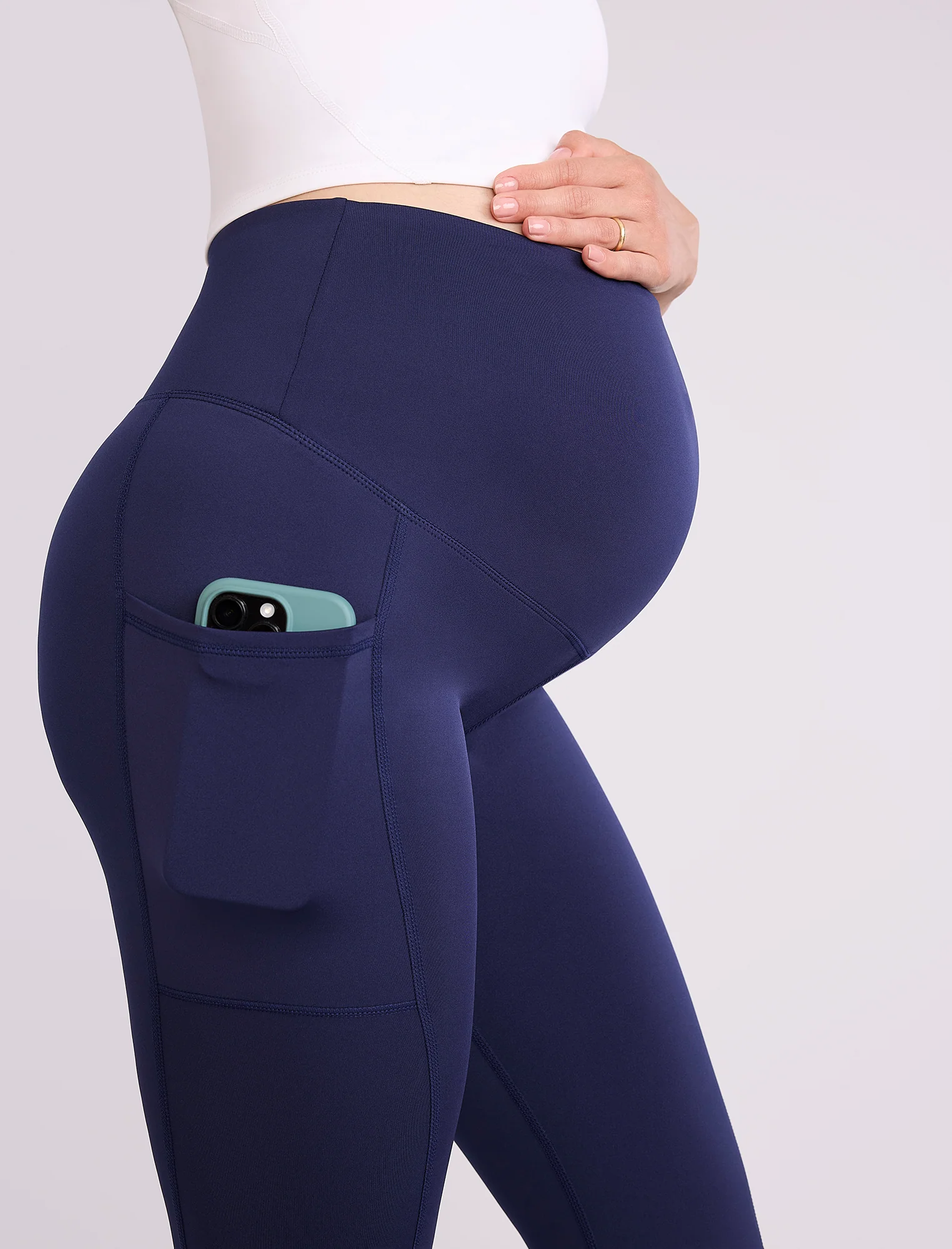 Maternity Seamed Active Pockets Legging - Fallshirt